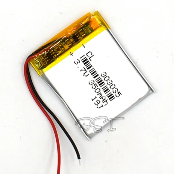 3.7 V 350mAh Li-Po, li-ion punjiva baterija 303035 litij-polimer stanica za Mp3 MP4 MP5 GPS PSP bluetooth mobile