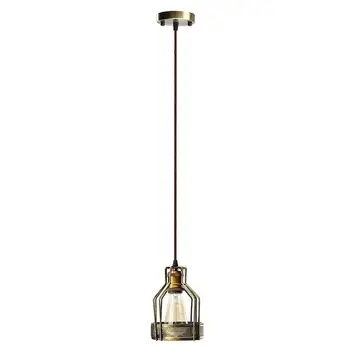 140x200mm Edison Iron retro vintage strop viseće svjetiljke komplet žarulja branič žičanom kavezu caffe bar dekor abažur postolje lampe