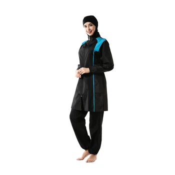 YONGSEN žene muslimani kupanje hlače s kapuljačom буркини kupaći kostim hidžab od tri dijela elegantan sport moda Islamska plaža odjeća