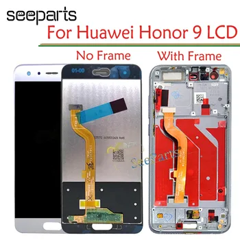 Za Huawei Honor 9 Display LCD Tuoch Screen Assembly For Honor 9 Lcd With Frame For Huawei Honor 9 STF-L09 STF-AL00 STF-AL10 LCD