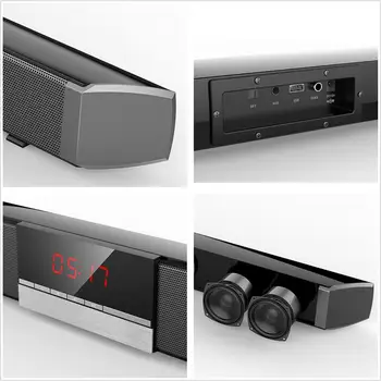 SR100 plus kućno kino bežični subwoofer Bluetooth Soundbar zvučnika sa 4kom 52mm cijeli frekvencijski rog zatrubi + 2 komada 50120 басовый blok