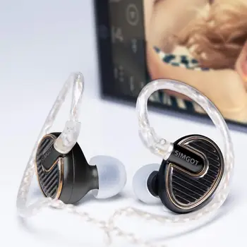 SIMGOT EN700 PRO In-Ear Monitor slušalice High Fidelity s odvojivim kabelom Hi-Res Audio slušalice dinamički upravljački program za telefone