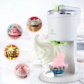 Potpuno automatski stroj za sladoled, mini potrošačke voćni jogurt slatki slušalica električna DIY kuhinja Maquina De Sorvete djeca
