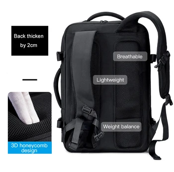 CHUNIXCO muškarci putovanja ruksak proširivu memoriju velikog kapaciteta pogodan 17-inčni laptop USB punjenje naprtnjače Muškarci Žene putnu torbu