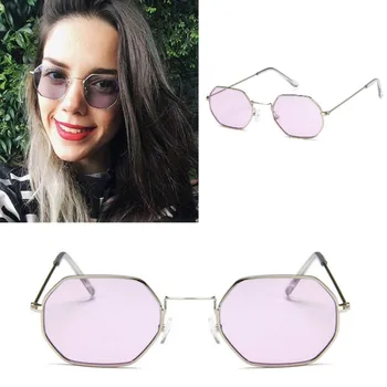 Hex sunčane naočale Žene okulary 2019 brand dizajner Moda rimless prozirne oceana leće staklo metal dame sunčane naočale UV400