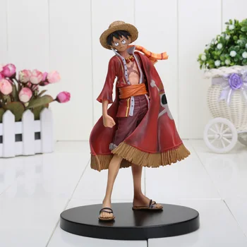 Anime One Piece 15th Anniversary Edition Luffy Zoro Санджи helikopter nas 11-18 cm PVC figurica igračka u kutiji