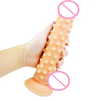 Žene umjetni penis soft dildo realan dildo anal masturbator sa kvržicu шипом sisanje čaša masturbacija je seks igračka za žene