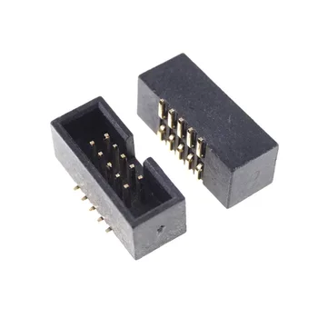 100 kom SMT Box Header 1.27 mm 2x5 P 10 Pin distichous izravni muški površina za montažu SMD PCB IDC konektor muški