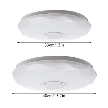 100 W wifi podrška moderne led plafonjere Dimmable RGB Music Lamp bluetooth Speaker Remote Control APP za dnevni boravak
