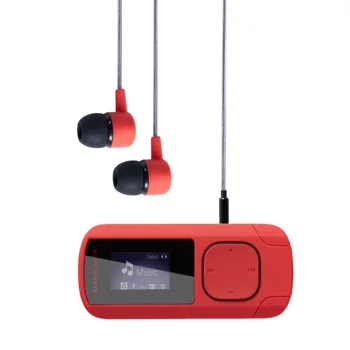 MP3 Clip Coral (8GB, video, Radio FM y microSD)