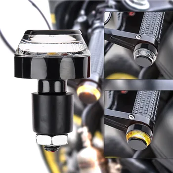 Univerzalni led volanom motocikla поворотник svjetla Amber indikator мигалка 22 mm bar kraj мигалка novi auto oprema