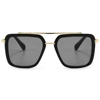 Peekaboo gold square sunčane naočale za muškarce crna 2021 muške sunčane naočale za žene uv400 pola metalni okvir pokloni za rođendan ljeto
