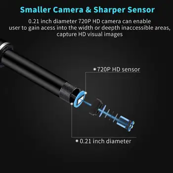 3-u-1 USB & Android & Type-c čišćenje ušiju endoskop HD vizualni uho žlica višenamjenski Earpick s mini-kamera uha zdravstvene Cl