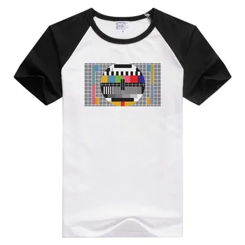 Digitalni test uzorak TV test karta kratkih rukava svakodnevni muška ženska t-shirt udobna majica je cool print majice moda tees GA1308