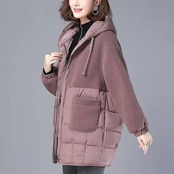 Cotday dugi debeli овечья vuna šarenilo modni Harajuku отложной ovratnik 2020 Nova zimska topla ženska ulica jaknu, kaput