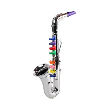 Simulacija 8 tonova saksofon truba Dječji glazbeni instrument igračka stranka rekvizite 24BD