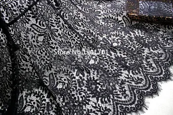 3 m/Lot 150 cm trepavice cvjetne čipke tkanina vjenčanicu Diy cvjetne čipke završiti zanat odjeća suknja materijali francuski dvosmjerni Шантильи čipka