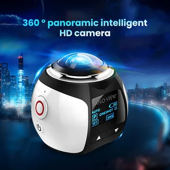Mini panorama 360 driving recorder/360 panorama 4K waterproof anti-shake sports camera/V1 sports dv/VR skladište virtualne stvarnosti