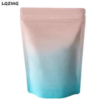 100pc 16*23 cm veliki kapacitet pink aluminijske folije plastična Ziplock kava pakiranje torbe koštaju gore Zip Lock grickalice slatkiši poklon vrećice
