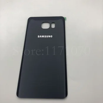 Note5 stražnji bateriju i stražnji poklopac staklo za Samsung Galaxy Note 5 N920 N920F N9200 N920FD telo kućišta baterije ljepljive etikete