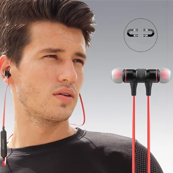 Awei najnoviji Bežični bluetooth slušalica magnetska sportski slušalice sa mikrofonom stereo slušalice za sve pametne telefone
