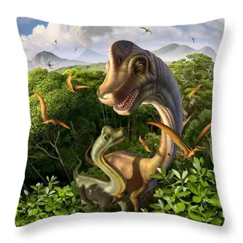 Fantasy biljni i životinjski svijet medo kvadratnom kauč na jastučnicu zagrljaju jastučnicu 45x45 cm djeca crtani stil kuće ukrasne