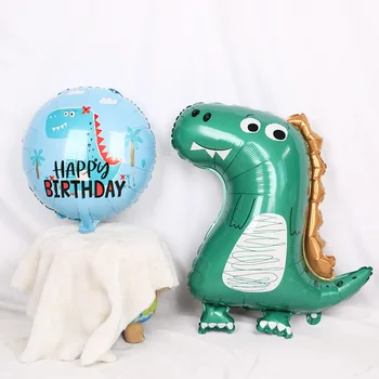 Dinosaur stranka balon 1. rođendan ukras za stranke djeca 30 inča broj фольгированных lopte dinosaur Globos Baby Shower jungle party
