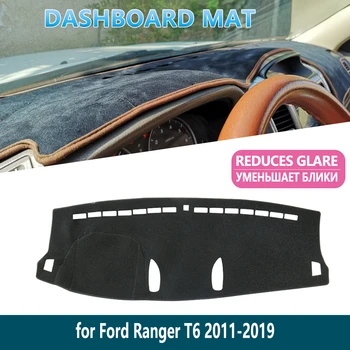 Kontrolna ploča tepih za Ford Ranger T6 2011 2012 2013 2016 Cover Sun Shade Dashmat Fit Cover Capter gumene Non-ship tepisi