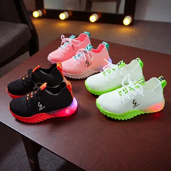1-16 godina led sjajne cipele tenisice osvijetljeni reflektorima svakodnevne djeca dječaci djevojčice sportska obuća