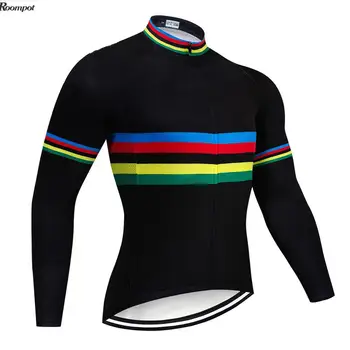 6XL 2019 Team Custom Cycling Odjeca Bike Jersey Quick Dry muške biciklističke majice dugih rukava Pro Cycling Jerseys Bike Maillot