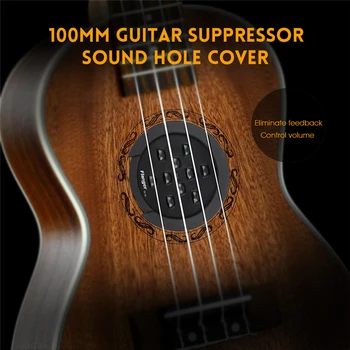 Flanger FS-08 Guitar Sound Cover podesiva akustična gitara ubojica povratne informacije zvučna rupa poklopac 100 mm ABS gumeni materijal