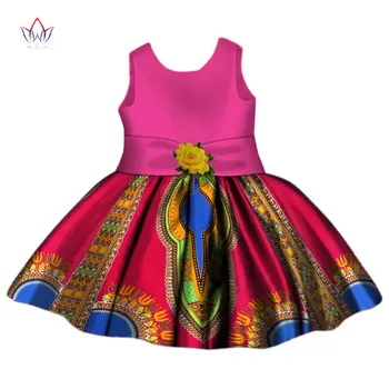 2020 afrički model odjeće Dashiki O-neckTraditional pamučne haljine bez rukava Afrička odjeća za djecu ne WYt268