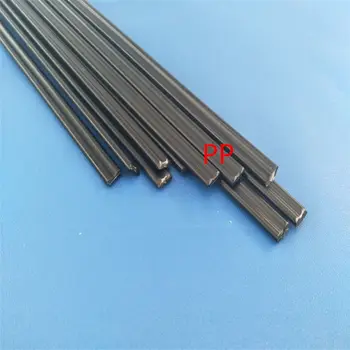 Branik plastični aparat za varenje štap PP / ABS / PVC / PE crna stana elektrode plastični zavarivanje 40 kom.