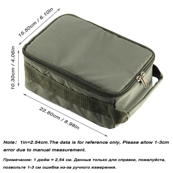 Oxford ribolov torba za prijenosno riblja spool mamac na udicu mjenjač torba za pohranu vanjski riblja spool torbica PJ154