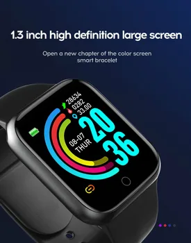 Moderan pametni digitalni satovi za muškarce i žene s podsjetnikom o pozivu Bluetooth bežična kamera za praćenje brzine otkucaja srca sportske Wirstwatch poklon