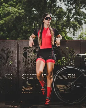 2020 Pro Team Triatlon Suit ženski crna Biciklizam Dres Skinsuit kombinezon Mayo Biciklizam Ropa ciclismo set gel