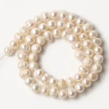 AA+ prirodni slatkovodni bijeli biser nepravilnog okruglog slobodan perle za izradu nakita su naušnice DIY žene narukvica i ogrlica Trn