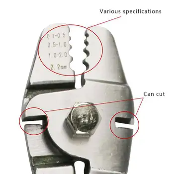 Ribolov kliješta 8-tip aluminijski rukava spona aluminijski rukava kliješta za žica Uže press aluminijski spremnik šišanje 158-350мм