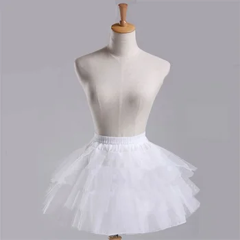 Visoka Kvaliteta Dionice Crno Bijeli Balet Donja Suknja Tila Uzburkati Kratke Krinolina Vjenčanje Donje Suknje Dama Djevojke Dijete Donja Suknja