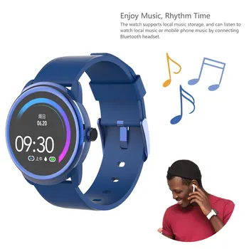 Najnovije MP3 Smart watch Men Women with MP3 Player 128MB Music Playing Connect with TWS Headphone(TWS slušalice na poklon).