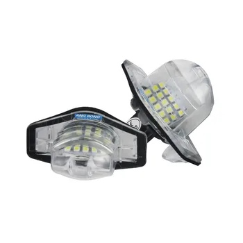 ANGRONG 2x LED registarske pločice svjetlo lampe, bijela, Honda Odyssey Stream Crosstour CR-FR-HR-V Insight Fit / Jazz