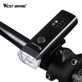 Zapad biciklizam bicikl je svjetlo intelektualni Biciklizam za maglu upozorenje svjetiljku USB-punjive senzor za auto žarulja prednja svjetla za bicikl