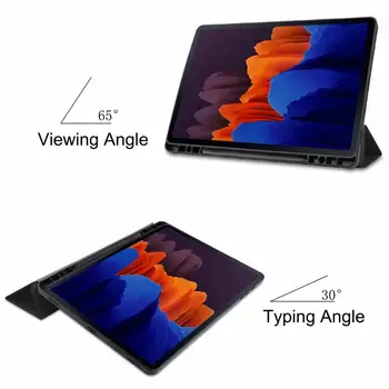 Smart Tablet Case za Samsung Galaxy Tab S7 Plus 12.4 Coque Tab S7 11-inčni PU kožna flip stand poklopac Tab A7 2020 S6 Lite Case