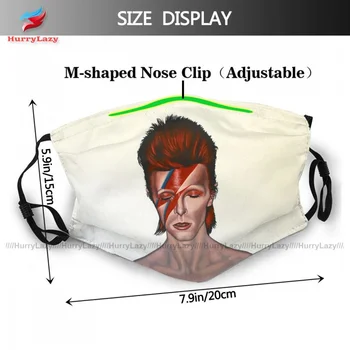 Ponovno Korištenje Odrasle David Bowie Aladdin Zdravo Face Usta Mask Fancy Polyester Cool Designs Lica Mask With Filter