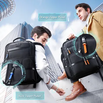 BOPAI Men je Ruksak Business 2 IN 1 Bag Men Fashion Large Capacity 15.6 Inch Computer Bag Waterproof Travel Back Pack