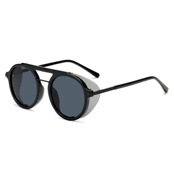 Novi brand dizajn steampunk sunčane naočale Moda žene muškarci cijele Kolutanje UV400 nijanse naočale Oculos de sol