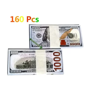 Novac predaka, 160 kom Joss vojska nebeska novčanice ghost novac - dolar ($1000 USD) donose sreću i bogatstvo
