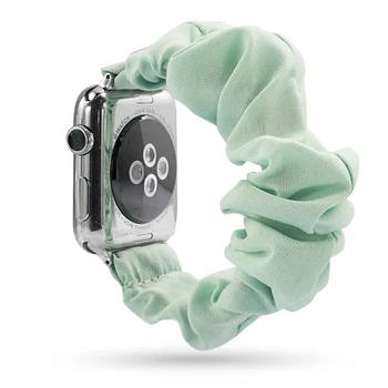 Gumica za kosu elastična spojnica za sati remen za Apple Watch Band 6 Se 5 4 40 mm 42 mm 44 mm najlon staps za iwatch 5 4 3 2 38 mm 42 mm narukvica