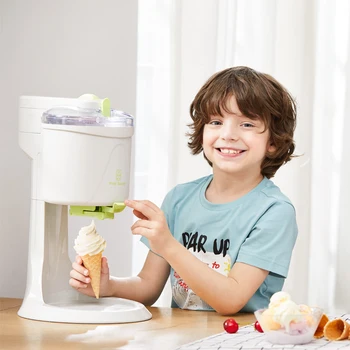 Potpuno automatski stroj za sladoled, mini potrošačke voćni jogurt slatki slušalica električna DIY kuhinja Maquina De Sorvete djeca