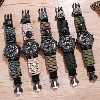 Muški Quartz Digitalni Ručni Sat Outdoors Sport Avantura Watches Chrono Waterproof Led Military Watch Male Clock Fashion Watch